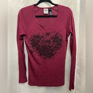 EUC Harley Davidson top.